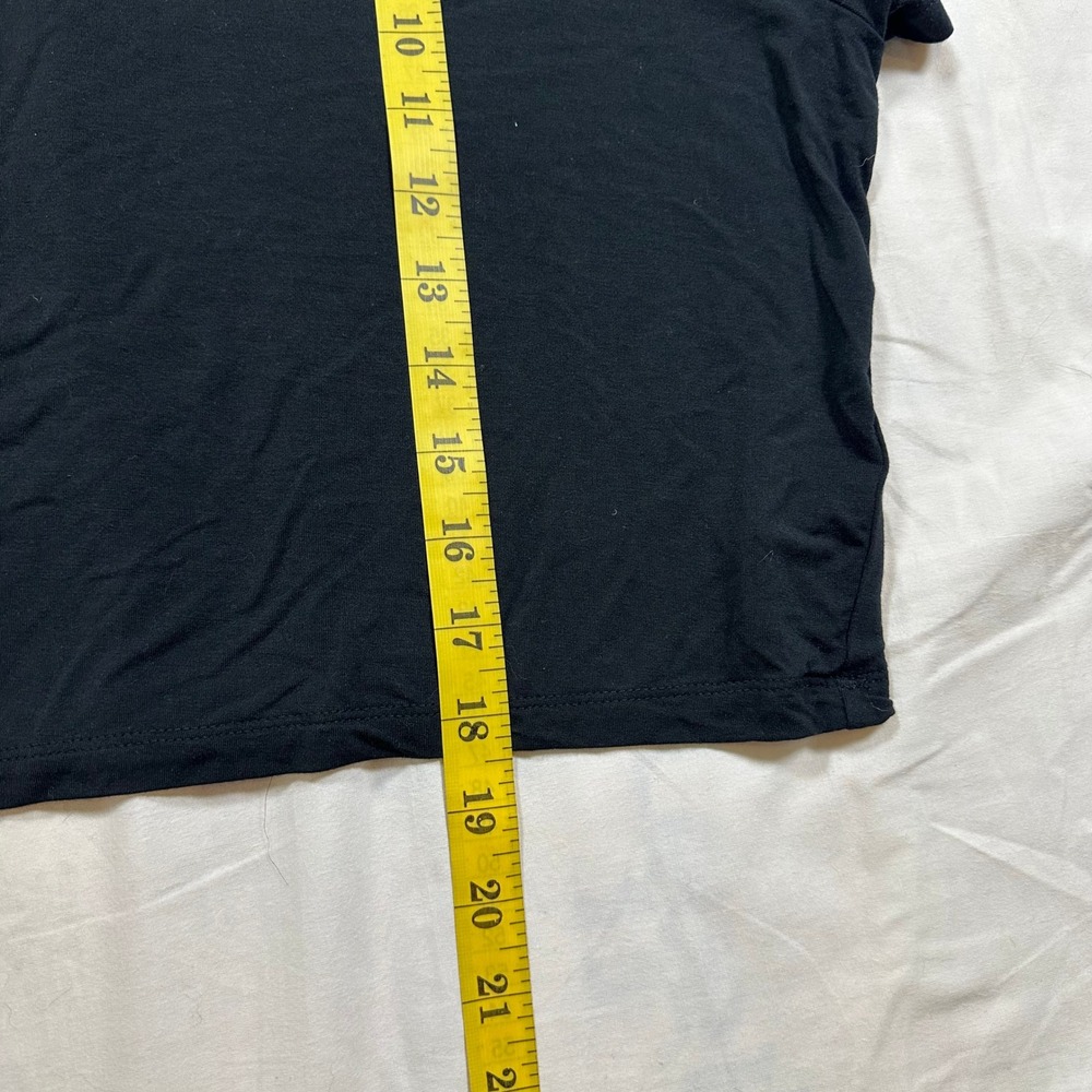 OFFLINE by Aerie Black Modal Oversized Crop T-Shirt Top XL - Picture 8 of 8